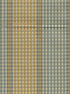 Upholstery Fabric 535 Blue Gold